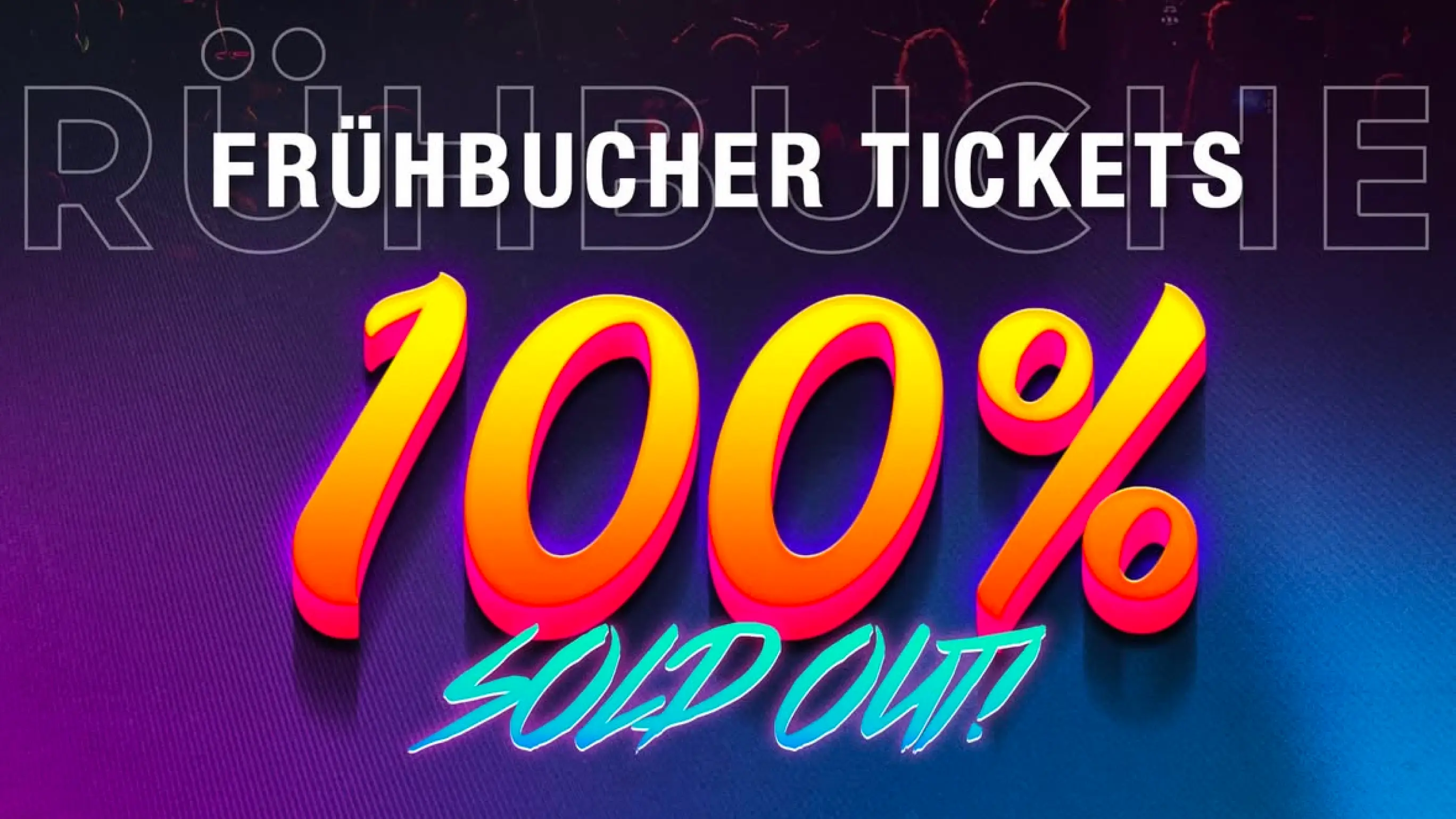 Frühbucher ausverkauft